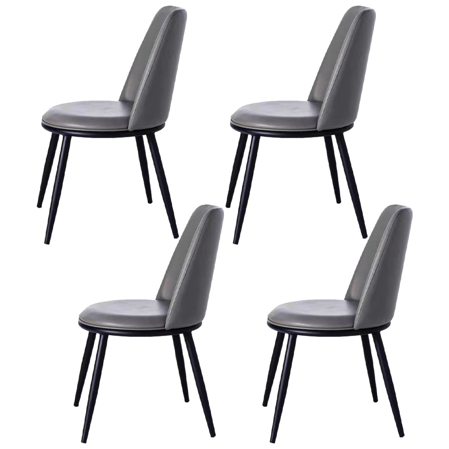 Juego de comedor glamoroso con sillas de cuero sinté 1/4/5/7 piezas de mesa de comedor