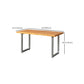 Industrial Dining Table Set 1/4/5/6 Pcs Solid Wood Dining Table and Chairs