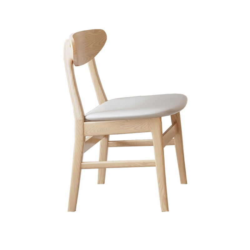 コンテンポラリーダイニングセット1/5 PCSソリッドウッドフレームダイニングテーブルと椅子