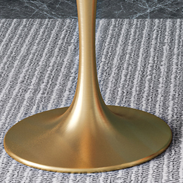 Juego de comedor glamoroso con sillas de cuero 1/4/5 piezas de mesa blanca brillante juego de mesa de comedor de piedra blanca