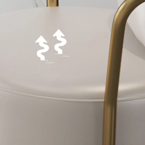 Juego de comedor glamoroso con sillas de cuero 1/4/5 piezas de mesa blanca brillante juego de mesa de comedor de piedra blanca