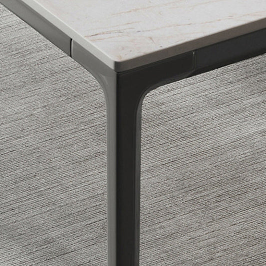 Modern Dining Table Set 1/5/7 Pcs Stone Dining Table with Wingback Chairs