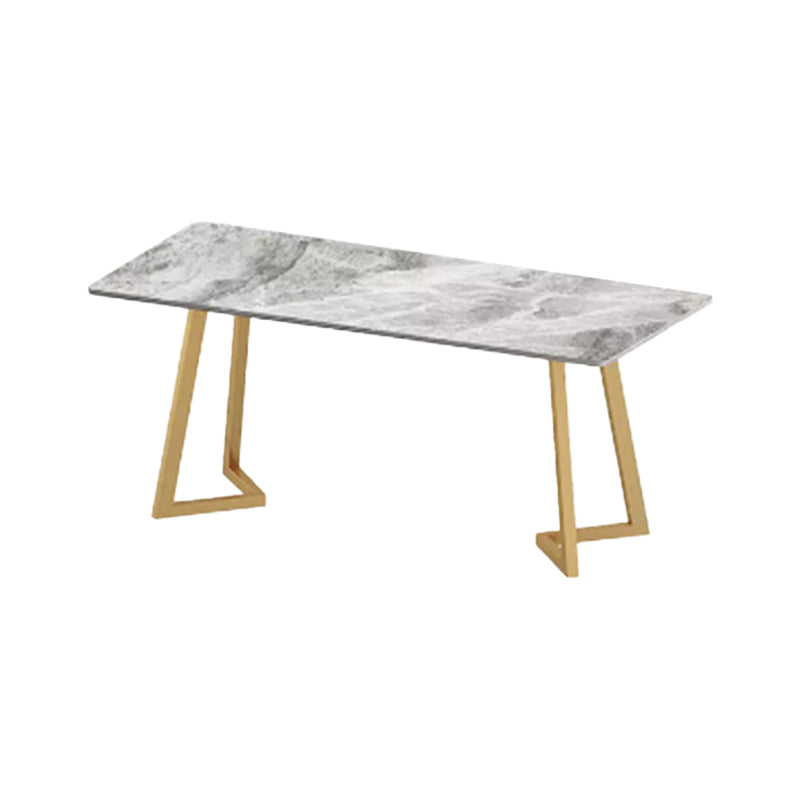 Glam Dining Table Set 1/2/7 Pcs Sintered Stone Dining Table and Upholstered Chairs Clearhalo 'Dining Room Sets' 'Dining Tables & Seating' 'dining_room_set' 'furn' 'furn_dining_room_set' 'Furniture' 'Kitchen & Dining Furniture' 6369960