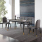 Modern Dining Set 1/4/5 Pcs Solid Wood Frame Dining Table and Chairs
