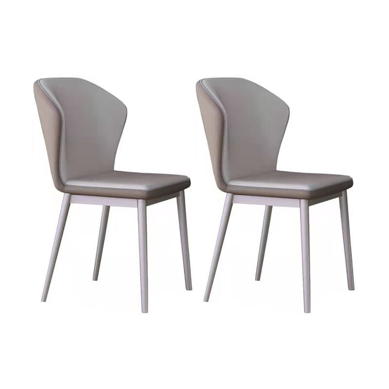 High Gloss White Dining Table Set 1/2/6/7 Pieces Glam Dinette Set with Padded Chairs