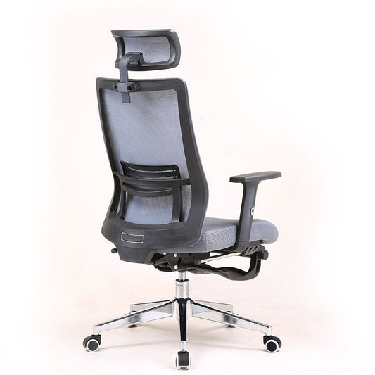 Modern Desk Chair Mesh Computer Chair Conference Chair in Gray Clearhalo 'furn' 'furn_office_chair' 'Furniture' 'Office Chairs' 'Office Furniture' 'office_chair' 6370051
