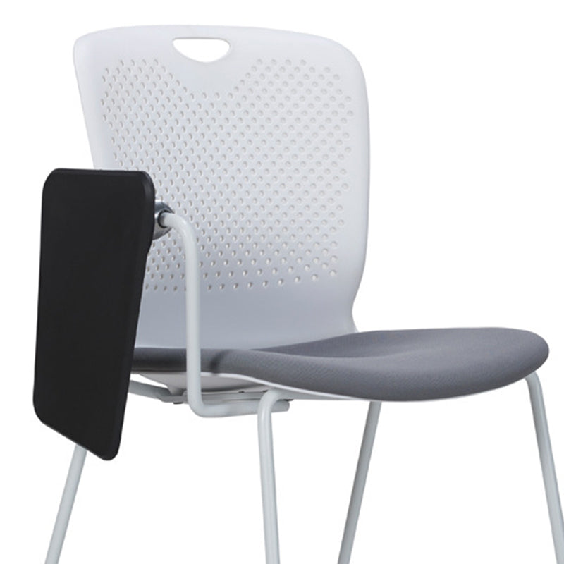 Contemporary Armless Office Chair Plastic Mid Back No Wheels Conference Chair Clearhalo 'furn' 'furn_office_chair' 'Furniture' 'Office Chairs' 'Office Furniture' 'office_chair' 6370100
