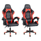 Sedia da scrivania moderna Sedia da gioco ergonomica in pelle Sedia con schienale alto con ruote
