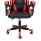 Sedia da scrivania moderna Sedia da gioco ergonomica in pelle Sedia con schienale alto con ruote