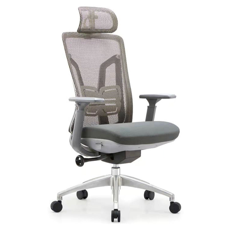 Ergonomic Adjustable Mesh Office Chair Adjustable Arms Swivel Chair Clearhalo 'furn' 'furn_office_chair' 'Furniture' 'Office Chairs' 'Office Furniture' 'office_chair' 6370141