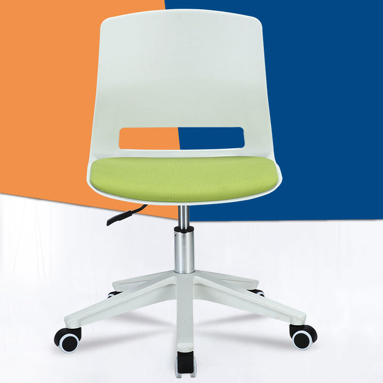 Modern Desk Chair Office Armless Chair Conference Chair with Wheels Clearhalo 'furn' 'furn_office_chair' 'Furniture' 'Office Chairs' 'Office Furniture' 'office_chair' 6370147