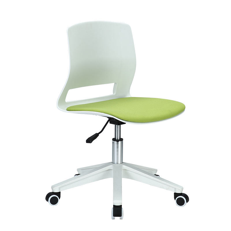 Modern Desk Chair Office Armless Chair Conference Chair with Wheels Clearhalo 'furn' 'furn_office_chair' 'Furniture' 'Office Chairs' 'Office Furniture' 'office_chair' 6370155