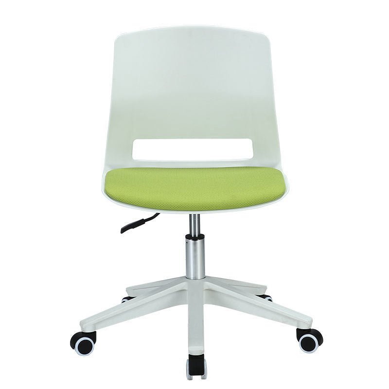 Modern Desk Chair Office Armless Chair Conference Chair with Wheels Clearhalo 'furn' 'furn_office_chair' 'Furniture' 'Office Chairs' 'Office Furniture' 'office_chair' 6370158