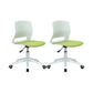 Modern Desk Chair Office Armless Chair Conference Chair with Wheels 2 Piece Set Nylon Clearhalo 'furn' 'furn_office_chair' 'Furniture' 'Office Chairs' 'Office Furniture' 'office_chair' 6370159