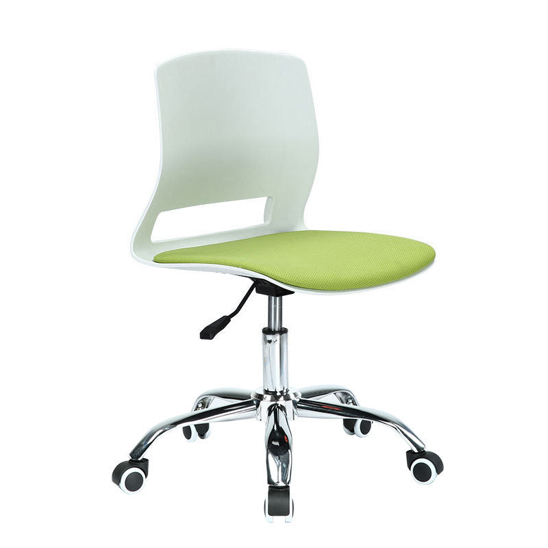 Modern Desk Chair Office Armless Chair Conference Chair with Wheels Clearhalo 'furn' 'furn_office_chair' 'Furniture' 'Office Chairs' 'Office Furniture' 'office_chair' 6370162