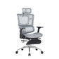 Modern Desk Chair Mesh Office Chair Adjustable Chair with Wheels Grey 1 Piece Clearhalo 'furn' 'furn_office_chair' 'Furniture' 'Office Chairs' 'Office Furniture' 'office_chair' 6370169