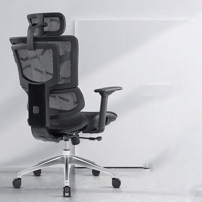 Modern Desk Chair Mesh Office Chair Adjustable Chair with Wheels Clearhalo 'furn' 'furn_office_chair' 'Furniture' 'Office Chairs' 'Office Furniture' 'office_chair' 6370182