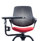 Silla de conferencia no angustiante moderna de plástico con silla de ruedas giratorias