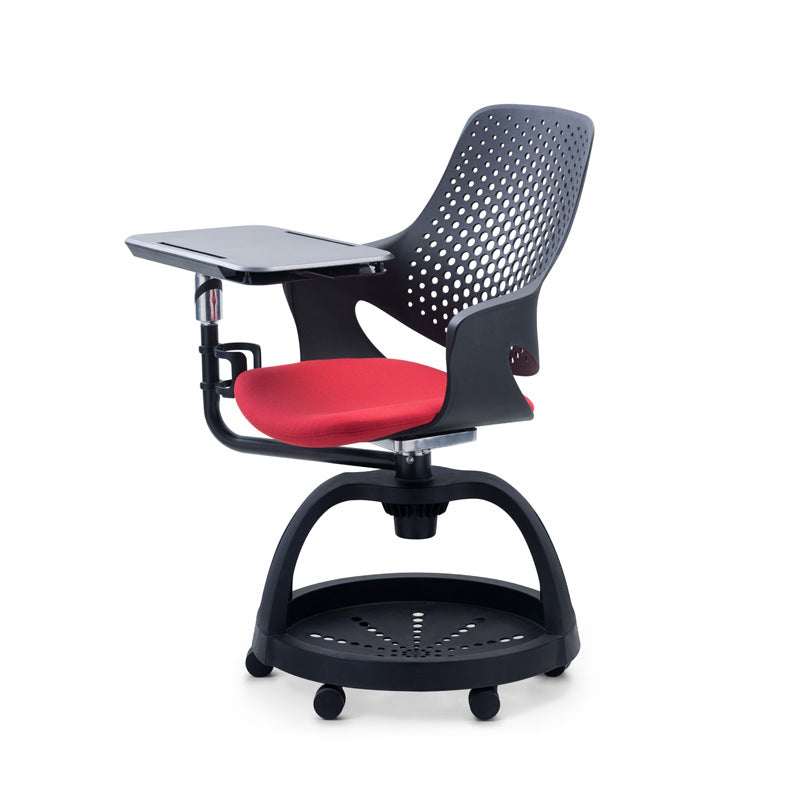 Silla de conferencia no angustiante moderna de plástico con silla de ruedas giratorias