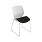 19" Wide Contemporary Desk Chair White No Wheels Office Chair Clearhalo 'furn' 'furn_office_chair' 'Furniture' 'Office Chairs' 'Office Furniture' 'office_chair' 6370221