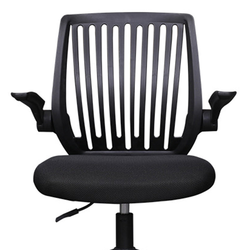 Modern Desk Chair Nylon Computer Chair Mid-Back Chair with Wheels Clearhalo 'furn' 'furn_office_chair' 'Furniture' 'Office Chairs' 'Office Furniture' 'office_chair' 6370235