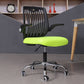 Modern Desk Chair Nylon Computer Chair Mid-Back Chair with Wheels Green 1 Piece Clearhalo 'furn' 'furn_office_chair' 'Furniture' 'Office Chairs' 'Office Furniture' 'office_chair' 6370245
