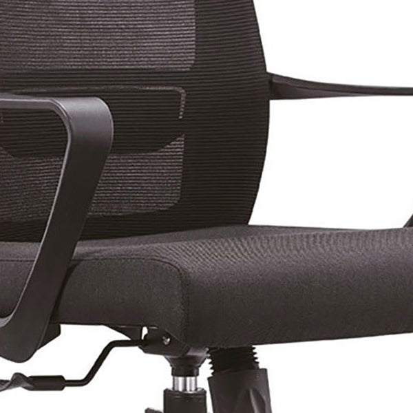 Contemporary Breathable AirGrid Desk Chair Microfiber Conference Arm Chair Clearhalo 'furn' 'furn_office_chair' 'Furniture' 'Office Chairs' 'Office Furniture' 'office_chair' 6370305