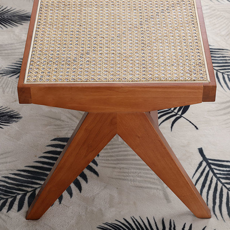 Tropical Rubber Wood Bedroom Bench 50.7"L Seating Bench with Legs Clearhalo 'Benches' 'Chairs & Seating' 'furn' 'furn_benches' 'Furniture' 'Living Room Furniture' 6370390