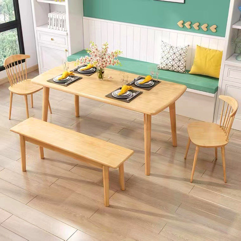 11.7-inch Width Modern Seating Bench Solid Wood Rectangle Solid Color Bench Clearhalo 'Benches' 'Chairs & Seating' 'furn' 'furn_benches' 'Furniture' 'Living Room Furniture' 6370399