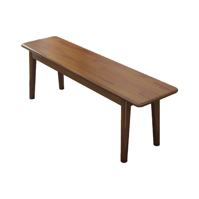 11.7-inch Width Modern Seating Bench Solid Wood Rectangle Solid Color Bench Clearhalo 'Benches' 'Chairs & Seating' 'furn' 'furn_benches' 'Furniture' 'Living Room Furniture' 6370400
