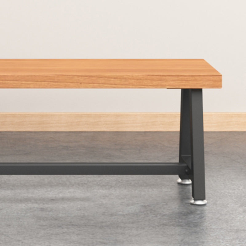 11.7-inch W Modern Entryway Bench Solid Wood Rectangle Seating Bench Clearhalo 'Benches' 'Chairs & Seating' 'furn' 'furn_benches' 'Furniture' 'Living Room Furniture' 6370412