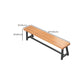11.7-inch W Modern Entryway Bench Solid Wood Rectangle Seating Bench Clearhalo 'Benches' 'Chairs & Seating' 'furn' 'furn_benches' 'Furniture' 'Living Room Furniture' 6370414