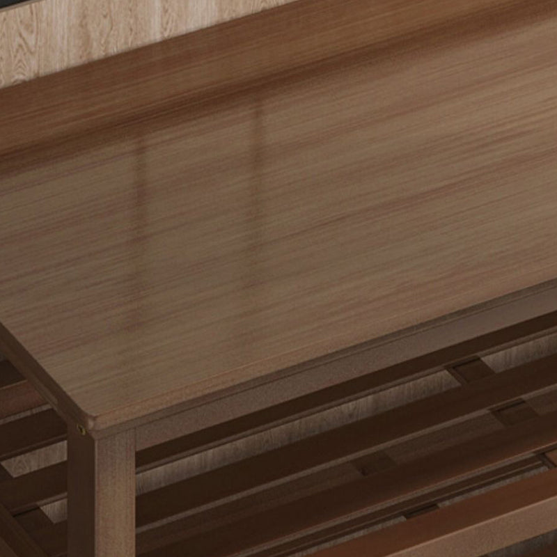 Mid-Century Modern Bench 11.42 Inch Wide Seating Bench with Shoes Storage Clearhalo 'Benches' 'Chairs & Seating' 'furn' 'furn_benches' 'Furniture' 'Living Room Furniture' 6370429