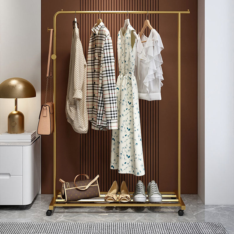 Industriële kaprek metaalachtig vrijstaand rek met universeel wiel