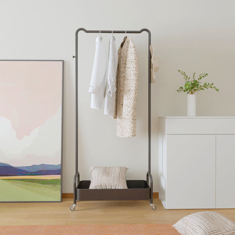 Rack de manteau métallique de style moderne pure couleur étagère de conception de conception de conception de conception