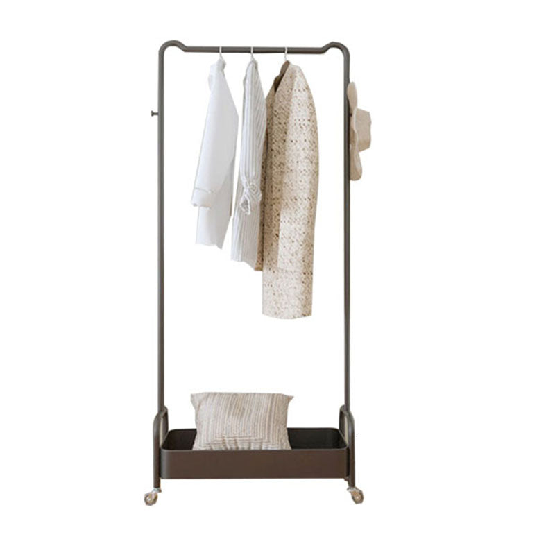 Rack de manteau métallique de style moderne pure couleur étagère de conception de conception de conception de conception