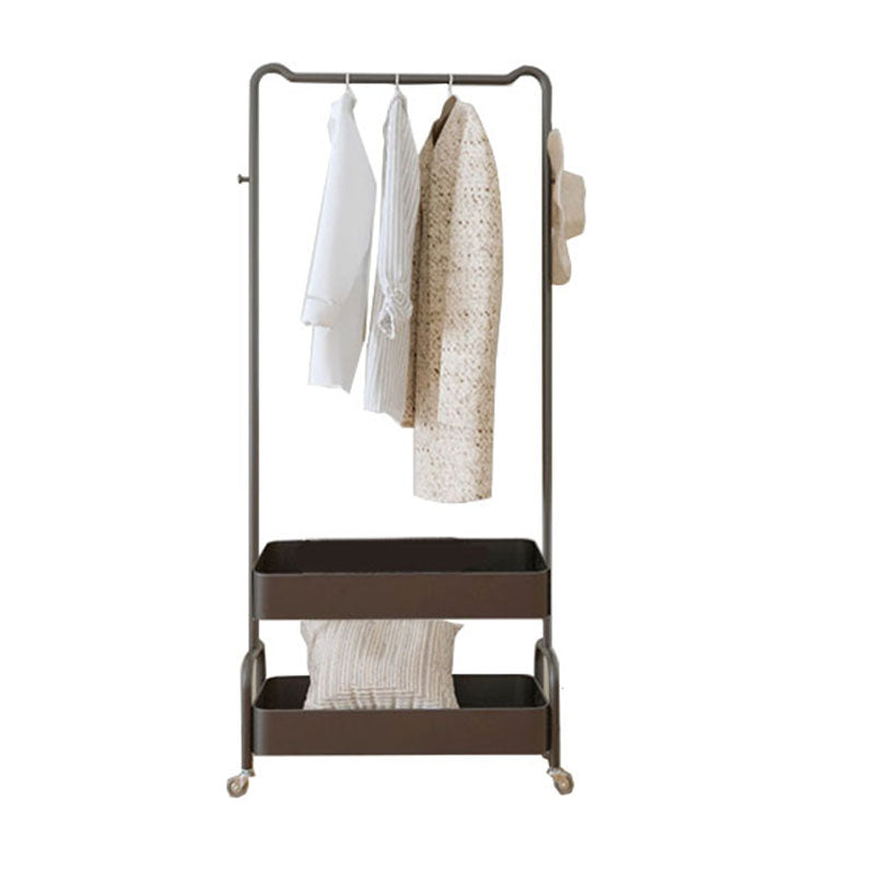 Rack de manteau métallique de style moderne pure couleur étagère de conception de conception de conception de conception