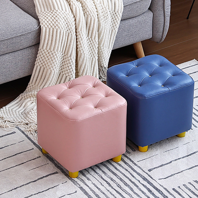 Modern Standard Pouf Water Resistant Square Cube for Home Decor Clearhalo 'furn' 'furn_ottomans_poufs' 'Furniture' 'Living Room Furniture' 'Ottomans & Poufs' 'ottomans_poufs' 6370665