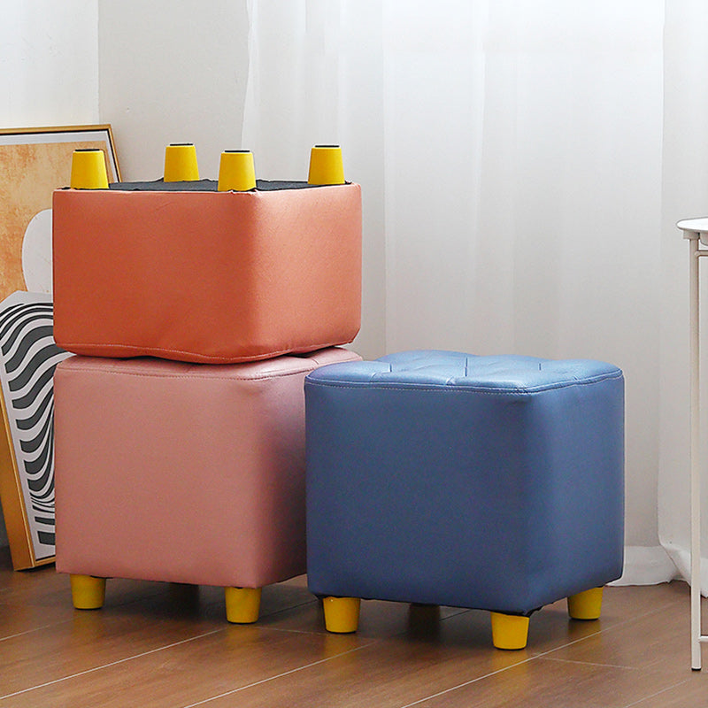 Modern Standard Pouf Water Resistant Square Cube for Home Decor Clearhalo 'furn' 'furn_ottomans_poufs' 'Furniture' 'Living Room Furniture' 'Ottomans & Poufs' 'ottomans_poufs' 6370681