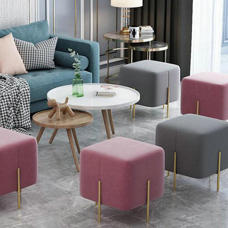 Gorgeous Solid Color Standard Scratch Resistant Standard for Living Room Clearhalo 'furn' 'furn_ottomans_poufs' 'Furniture' 'Living Room Furniture' 'Ottomans & Poufs' 'ottomans_poufs' 6370700