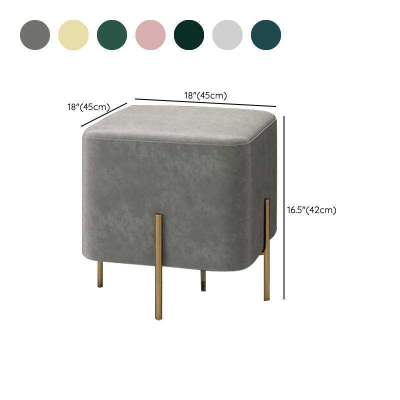 Gorgeous Solid Color Standard Scratch Resistant Standard for Living Room Clearhalo 'furn' 'furn_ottomans_poufs' 'Furniture' 'Living Room Furniture' 'Ottomans & Poufs' 'ottomans_poufs' 6370722
