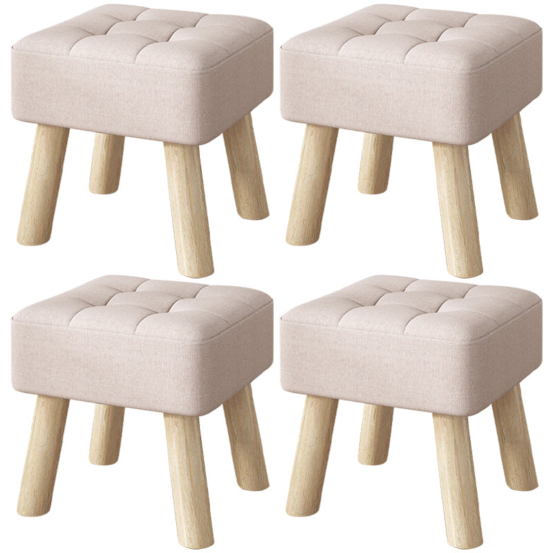 Purple Modern Standard Water Resistant Square Standard for Living Room Grey 4 Piece Set Clearhalo 'furn' 'furn_ottomans_poufs' 'Furniture' 'Living Room Furniture' 'Ottomans & Poufs' 'ottomans_poufs' 6370739