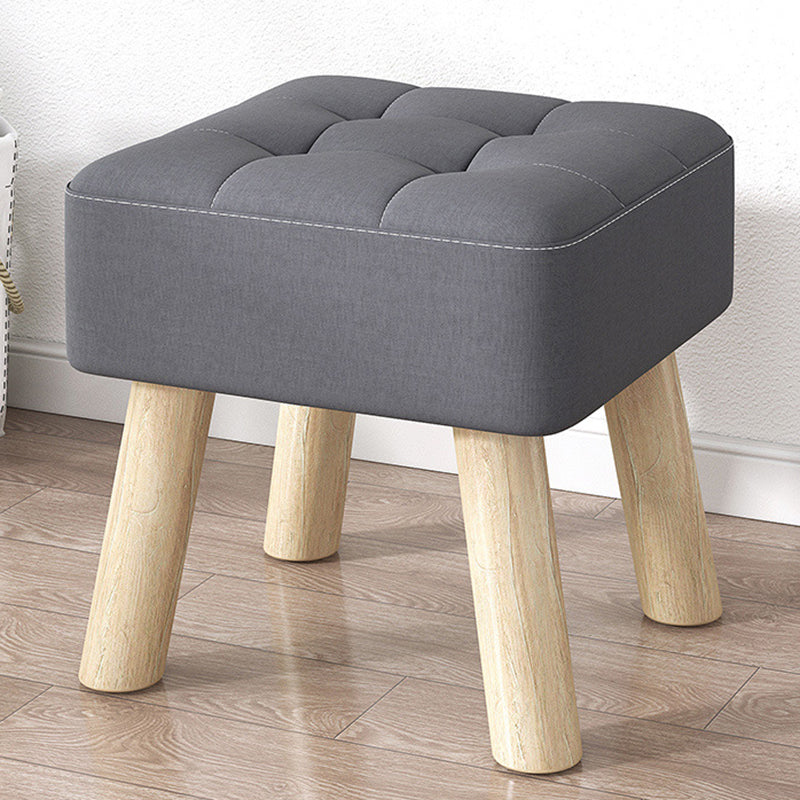 Purple Modern Standard Water Resistant Square Standard for Living Room Dark Gray 1 Piece Clearhalo 'furn' 'furn_ottomans_poufs' 'Furniture' 'Living Room Furniture' 'Ottomans & Poufs' 'ottomans_poufs' 6370750