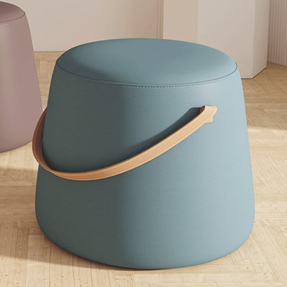 Orange Contemporary Pouf Water Resistant Pouf for Home Decoration Blue 1 Piece Clearhalo 'furn' 'furn_ottomans_poufs' 'Furniture' 'Living Room Furniture' 'Ottomans & Poufs' 'ottomans_poufs' 6370805