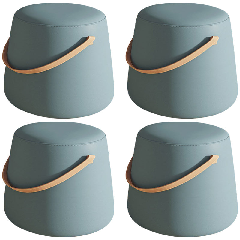 Orange Contemporary Pouf Water Resistant Pouf for Home Decoration Blue 4 Piece Set Clearhalo 'furn' 'furn_ottomans_poufs' 'Furniture' 'Living Room Furniture' 'Ottomans & Poufs' 'ottomans_poufs' 6370807