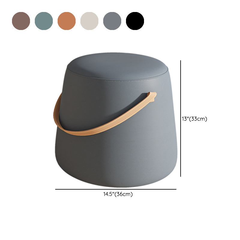 Orange Contemporary Pouf Water Resistant Pouf for Home Decoration Clearhalo 'furn' 'furn_ottomans_poufs' 'Furniture' 'Living Room Furniture' 'Ottomans & Poufs' 'ottomans_poufs' 6370815