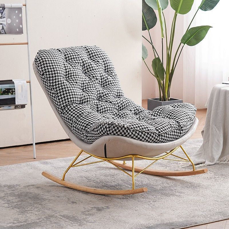 Chaise de basculement contemporain chaise de bascule métal