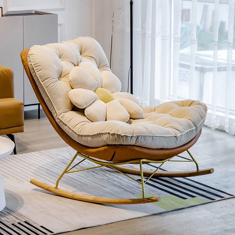 Chaise de basculement contemporain chaise de bascule métal