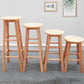 Modern Armless Wooden Counter Stool Oak Wood High Stool with 4 Legs Clearhalo 'Bar Furniture' 'Bar Stools' 'bar_stools' 'furn' 'furn_bar_stools' 'Furniture' 'Kitchen & Dining Furniture' 6370971