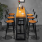 Tabouret de comptoir de style contemporain, tabouret de bar sans accoudoirs à dossier bas pour l'intérieur